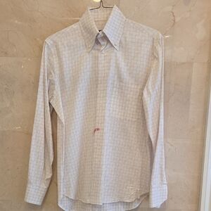MEN'S ITALIAN EREDI PISANO BUTTON DOWN DRESS COLLARED SHIRT SZ 40 $250